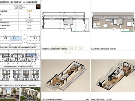 VENDESI APPARTAMENTO 1+1 AL 3° PIANO PRESSO VIZION RESIDENCE 3