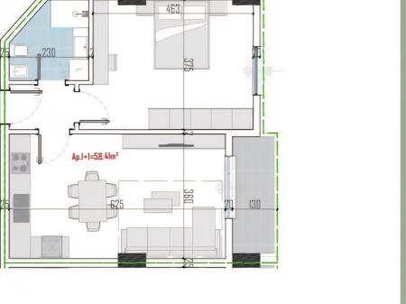 SHITET APARTAMENT 1+1 NË PASKUQAN