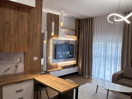 Apartament me qira 1+1 modern në Rezidencën Kadiu, pranë Mangalem 21 - Ali Demi