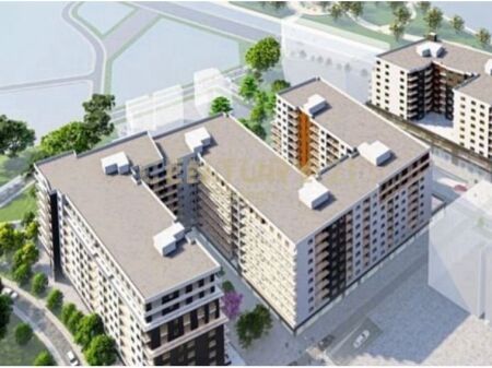 In the Yzberisht area, near Vodafone Albania, a 2+1+2 apartment with a very regular and functional layout is for sale.  The apartment is located on the 4th residential floor of a well-managed building  It is organized into:  Living room together with the kitchen area 1 master bedroom 1 children's bedroom 2 bathrooms Distributing corridor  The area where the apartment is located is developed and very suitable for living, as it offers all the necessary services for a comfortable life such as markets, pharmacies, schools, kindergartens, public transport, etc.  For more information or to arrange a visit to the property, contact us at the phone number.