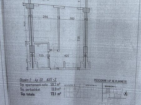 Apartment 1+1 for sale on Viena street in Golem in the Bonita building construction  