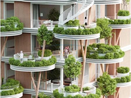 SHITET APARTAMENT 1+1 NE " 1000 ISLAND RESIDENCE" TIRANE, FARKE