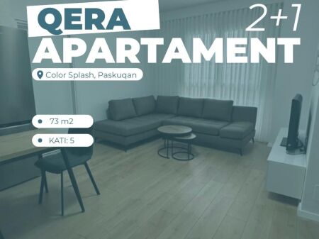 Jepet me Qera Apartament 2+1+Post Parkimi , Paskuqan