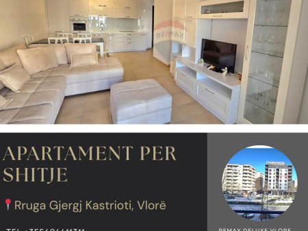 Premium Apartment 1+1 for Sale – Gjergj Kastrioti Street, Vlora