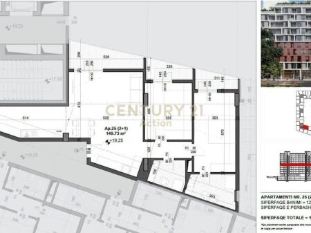 SHITET APARTAMENT 2+1 TEK MEIS GARDEN