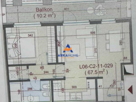 SHITET APARTAMENT 1+1+BALLKON "MANHATTAN RESIDENCE, DON BOSKO" 144.870 EURO