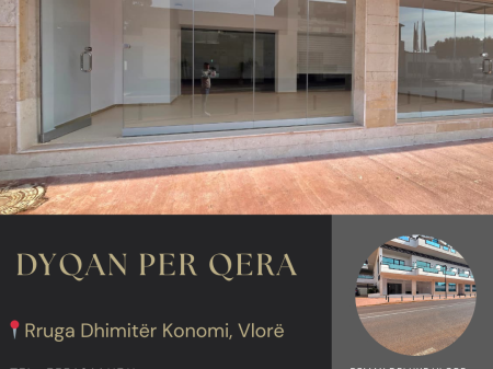 🏢 Dyqan me Qira – Ujë i Ftohtë, Vlorë