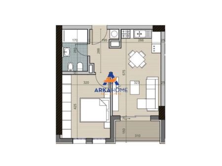 FOR SALE APARTMENT 1+1+BALCONY "UNIVERS CITY" 83,694 EURO