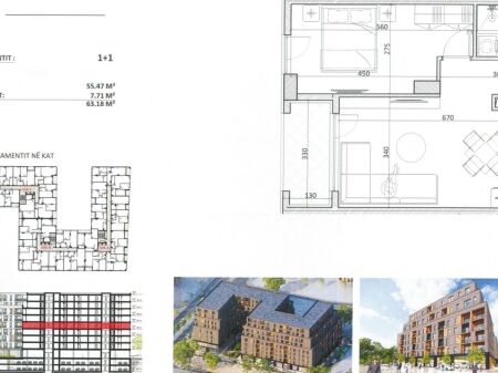 SHITEN  APARTAMENTE 1+1 NË ZONEN E KAMZES