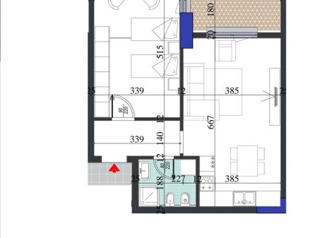 Apartament 1+1 per shitje Colonade Residence !