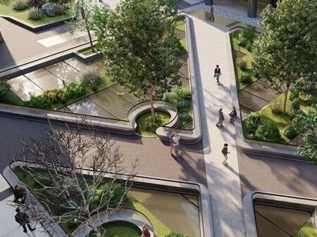 Shitet apartament 2+1 + 2 tualete & 2 ballkone RiverSide residence, ish parku