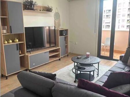 Apartment 1+1 for Rent at Galeria, Barrikadave Street. The apartment is located on the 6th floor of a new building, equipped with an elevator, security cameras. The apartment is organized into a living room + kitchen, one bedroom, one bathroom, and a balcony. For a property visit contact me. The price of the apartment is 70,000 ALL per month. Couples preferred. Contact me for a visit!