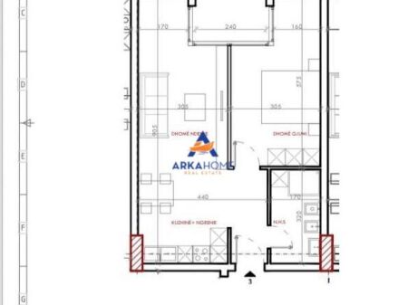 FOR SALE APARTMENT 1+1 "NEAR VILA L , RESIDENCE 2" 86000 EURO