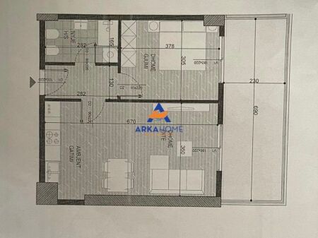 VENDESI APPARTAMENTO 1+1+ BALCONE "FUSHA E AVIACIONIT" 128.340 EURO