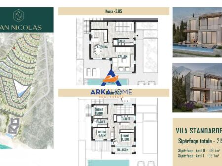 STANDARD INDIVIDUAL VILLA FOR SALE "PALASE, VLORE" 1,200,000 EURO