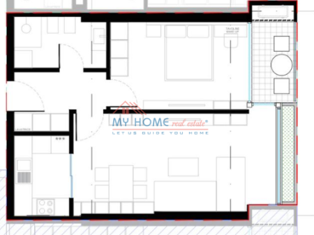 Apartament 1+1 ne Shitje Zogu i Zi Tirane