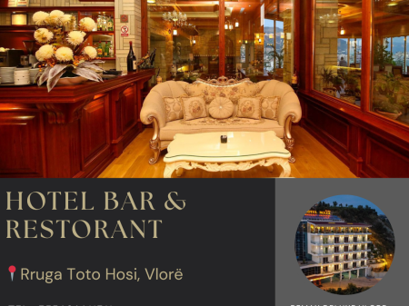🌟 Hotel – Ekskluziv në Qendër të Vlorës për Qira! 🌟
