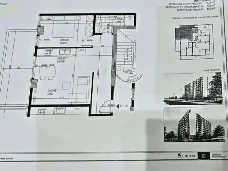 OKAZION, Apartament Kleringu SHITET APARTAMENT 1+1 - ISH-FUSHA AVIACIONIT