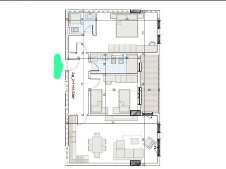 Shitet Apartament 2+1 ne paskuqan residenca Ring Side‼️