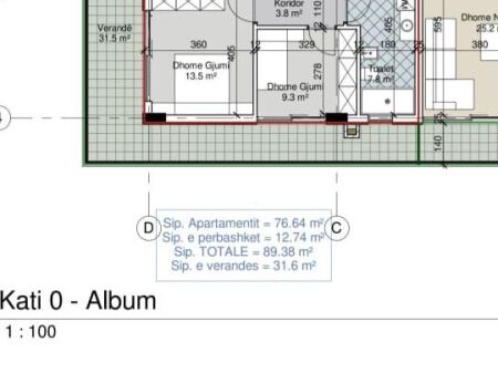 Apartment 2+1 for sale, Porto Lalzi