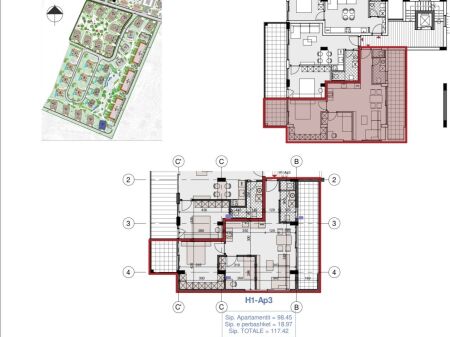 Apartment 2+1, Porto Lalzi