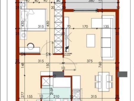 FOR SALE APARTMENT 1+1 DIBRA STREET 150,000 EURO FH-64472