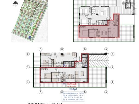 Apartment 2+1, floor 0 with yard. 2300 eur/m2