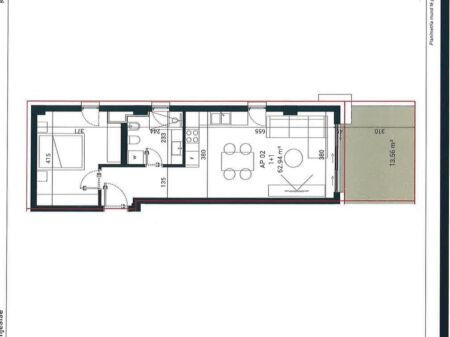 Apartament ne shitje 1+1