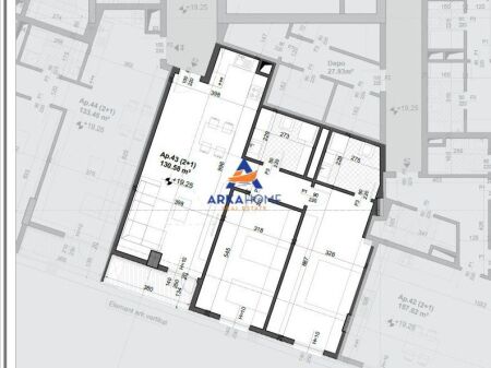 APARTAMENT NË SHITJE " MEIS REZIDENC " 229000 EURO