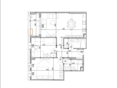 Apartment 2+1+2 for sale, Tirana Riverside Residences