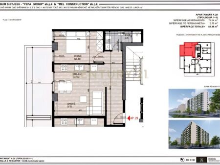 APPARTAMENTO 1+1 IN VENDITA PRESSO L'EX CAMPO DELL'AVIAZIONE 120.000 €