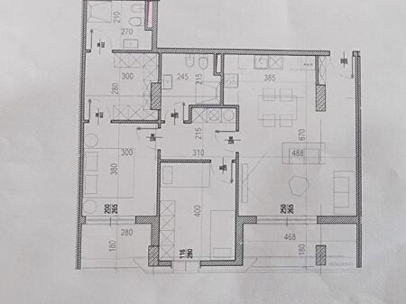 Apartment 2+1 for sale – Riverside 1, Javer Malo St., Tirana