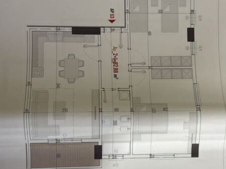 APARTAMENT NE SHITJE 2+1 PAGESE ME KESTE PASKUQAN