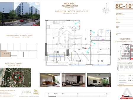 Appartamento di tipologia 2+1 in vendita con una superficie totale di 104 m², situato in una delle zone più tranquille e in sviluppo di Tirana, a Paskuqan. Questo appartamento offre una disposizione regolare e funzionale, rendendolo una scelta ideale per famiglie che cercano comfort e spazio.  L'area giorno è composta da un ampio soggiorno illuminato naturalmente, combinato con la cucina, creando uno spazio aperto e accogliente per la vita quotidiana e l'accoglienza degli ospiti. L'area notte comprende due camere da letto confortevoli, adatte all'arredamento secondo le vostre preferenze, oltre a un bagno funzionale. L'appartamento dispone anche di un balcone, che offre ventilazione e illuminazione per tutto il giorno.  La posizione al primo piano rende questa proprietà molto pratica e facilmente accessibile, specialmente per famiglie o persone che preferiscono un ingresso rapido senza dipendere dall'ascensore. L'edificio è costruito con buoni standard e offre un ambiente sicuro e ben mantenuto.  La zona di Paskuqan è una delle aree in rapido sviluppo, offrendo tranquillità, aria fresca e distanza dal rumore del centro, ma allo stesso tempo facile accesso a Tirana. La proprietà si trova vicino a strutture necessarie come scuole, asili, supermercati e linee di trasporto pubblico.  Questo appartamento rappresenta una ottima opportunità sia per residenza familiare che per investimento a lungo termine, considerando lo sviluppo continuo della zona e l'aumento della domanda.