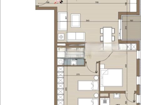Appartamento 2+1+2 bagni in vendita presso Riviera Residence, Kamez! 84.200 €