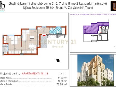 Apartment 1+1 for sale at Urban Vista, Don Bosko