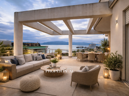 Penthouse Ekskluziv për Shitje në Lungomare, Vlorë | 191 m² | Pamje e Plotë Deti