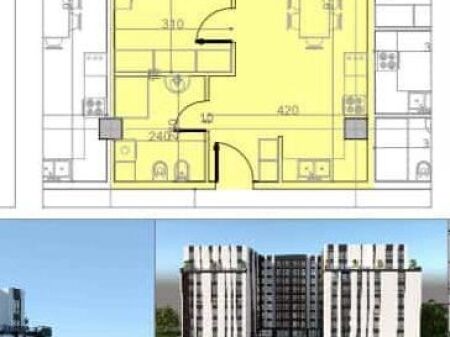 Apartament 1+1 per shitje ne Paskuqan