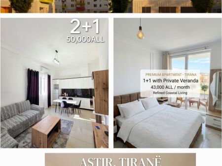 Apartments 1+1 in Astir for 400€