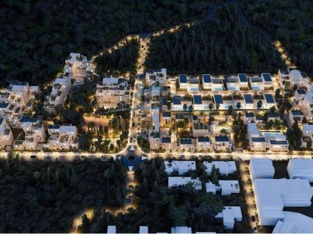 Shitet apartament 2+1 Sqaure Village, Santorini II