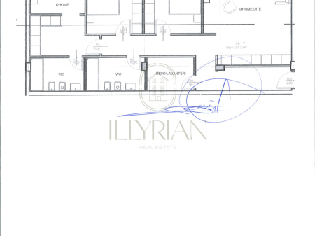 Appartamento 3+1 in vendita a Farkë e Vogël – 137,2 m², spazio ampio e ideale per famiglie