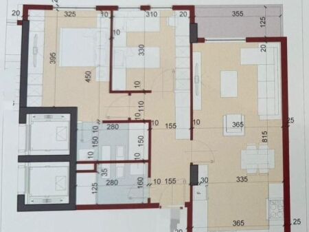 Apartment For Sale 2+1 in Kinostudio (ID B120820) Tirana