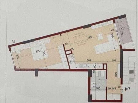 Apartment For Sale 1+1 in Kinostudio (ID B110553) Tirana