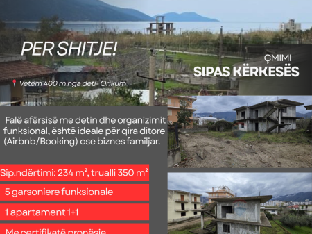 Ndertese 2 kateshe per shitje,Orikum