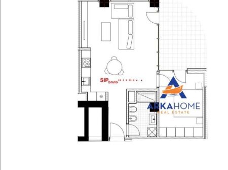 FOR SALE APARTMENT 1+1+BALCONY "RIVER PARK, ASTIR" 96600 EURO