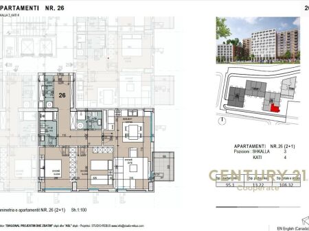 VENDESI APPARTAMENTO 2+1+2 CON POSTO AUTO PRESSO IL COMPLESSO ASL EX PROFARMA A XHAMLLIK