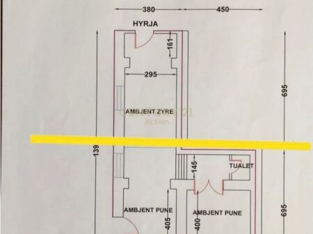 Commercial space for rent. Opposite the “Selman Stermasi” stadium.