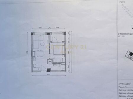 Shitet Apartament 1+1 te Kompleksi Kadiu