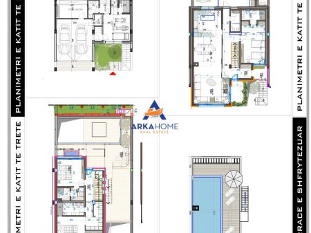 VILLA CON PISCINA 3 PIANI IN VENDITA "KODRA E DIELLIT 2" 925.000 EURO