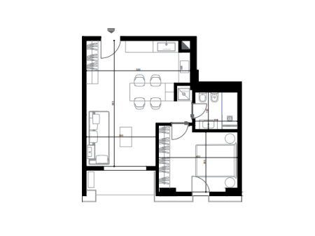 Apartament 1+1 në shitje – River Side Residence (VR111)